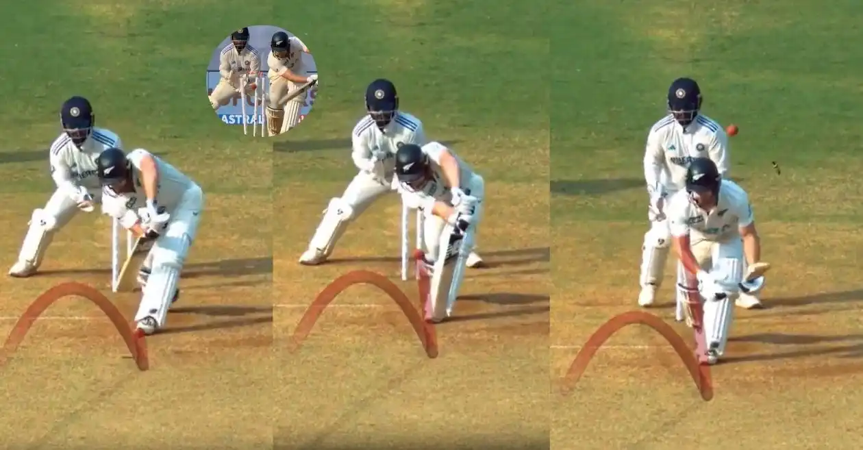 WATCH: Ravichandran Ashwin bamboozles Glenn Phillips with a magical carrom ball in Mumbai Test