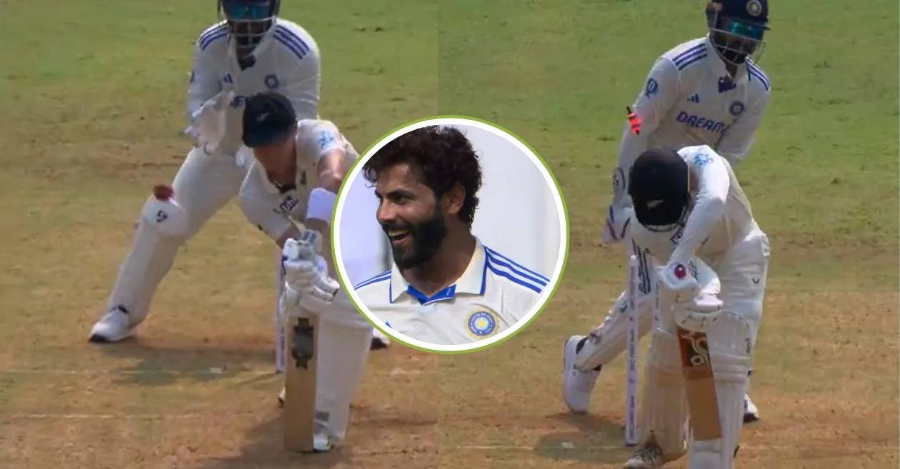 IND vs NZ [WATCH]: Ravindra Jadeja’s five-wicket masterclass destroys New Zealand on Day 1 of the 3rd Test