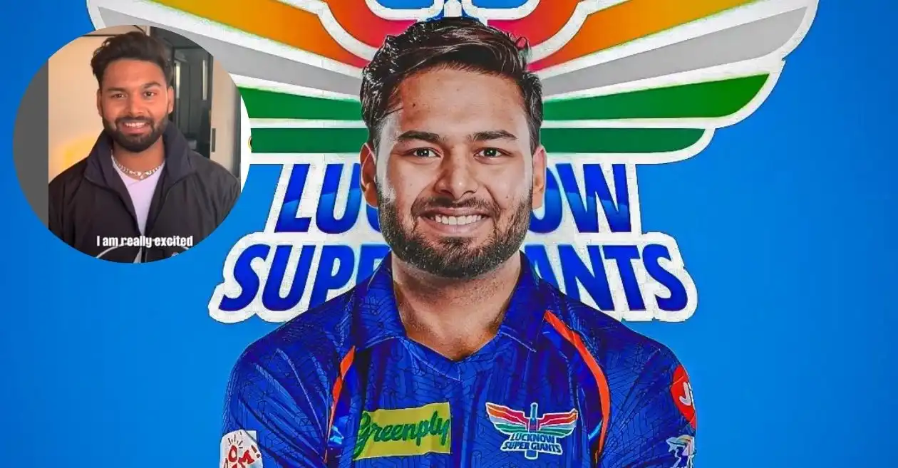 WATCH: Rishabh Pant’s heartening reaction after LSG ropes him for INR 27 crore at IPL mega auction