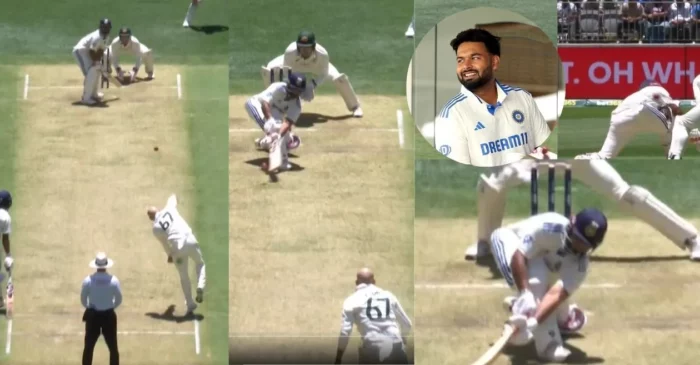 AUS vs IND [WATCH]: Rishabh Pant hits a spectacular paddle sweep off Nathan Lyon on Day 1 of the Perth Test