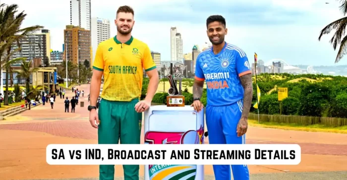 SA vs IND 2024, T20I series: Broadcast, Live Streaming details – When and where to watch in India, Australia, Pakistan, USA, UK & other countries