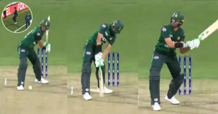 AUS vs PAK: [WATCH]: Shaheen Afridi pulls off an incredible helicopter shot in the third T20I