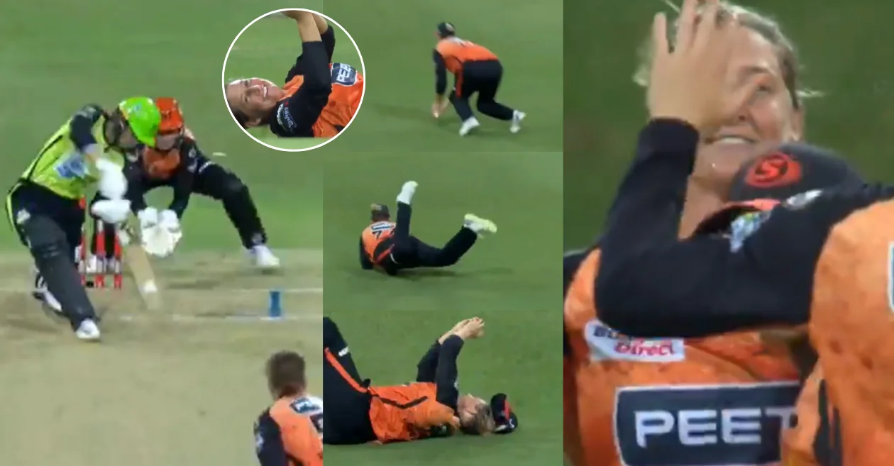 WBBL 2024 [WATCH]: Sophie Devine’s stunning diving catch to dismiss Phoebe Litchfield