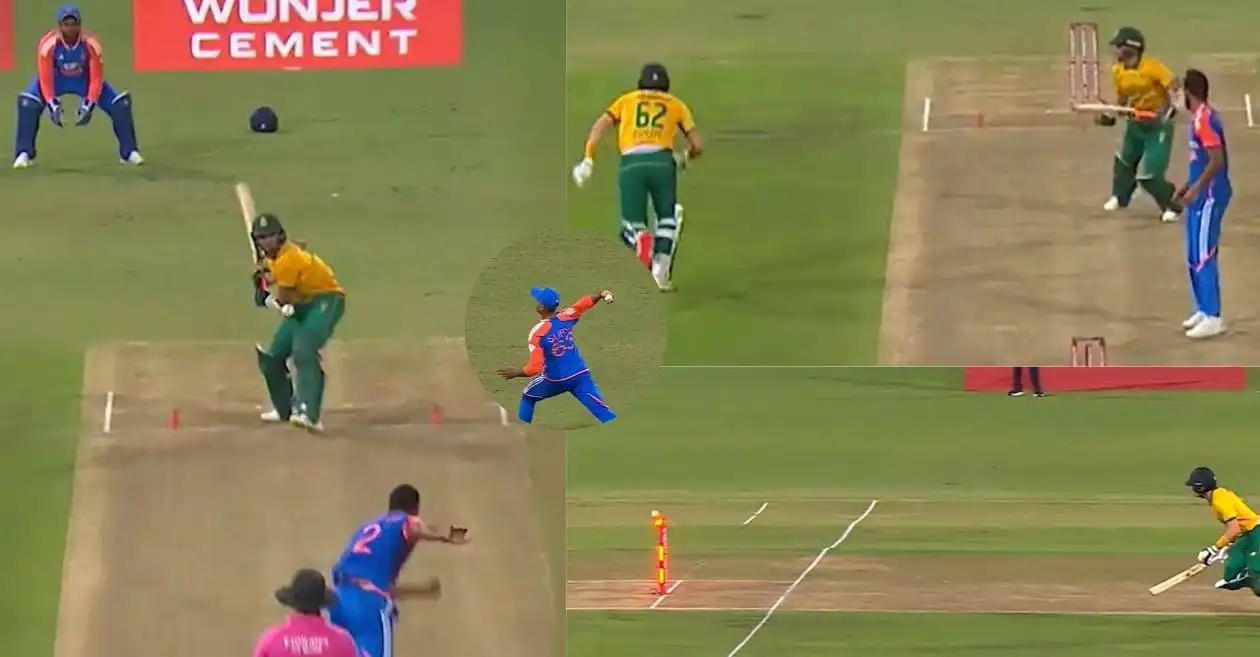 SA vs IND [WATCH]: Suryakumar Yadav hits the bullseye to run out Gerald Coetzee in 1st T20I