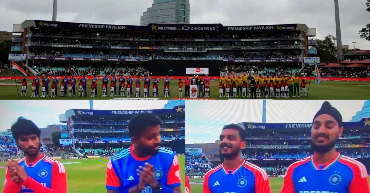 WATCH: Technical glitch disrupts India’s national anthem before first T20I against South Africa