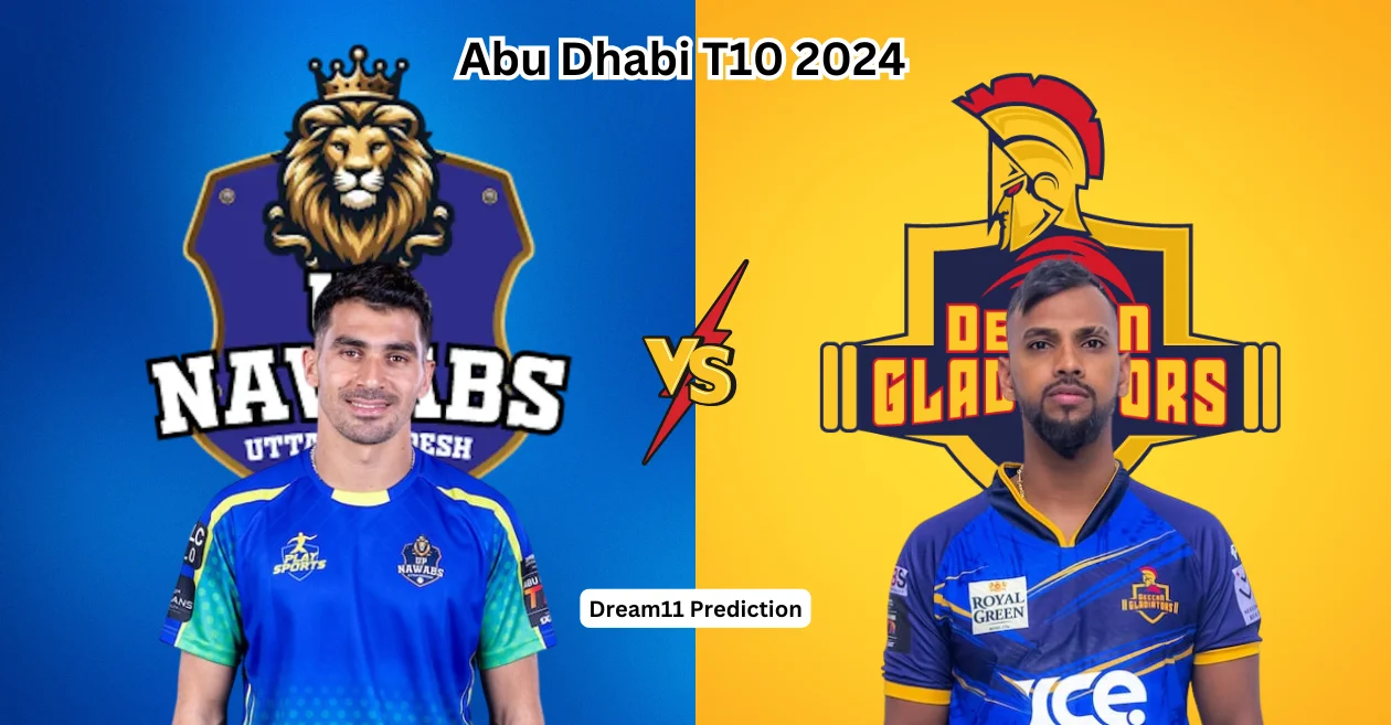 UPN vs DG, Abu Dhabi T10 2024: Match Prediction, Dream11 Team, Fantasy Tips & Pitch Report | UP Nawabs vs Deccan Gladiators