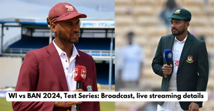 WI vs BAN 2024, Test Series: Broadcast, live streaming details – When and Where to watch in India, UK, West Indies, Bangladesh & other countries