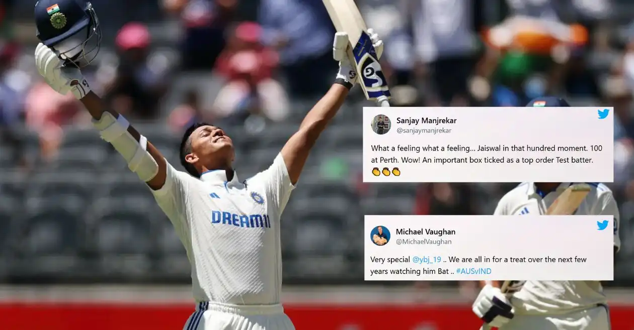 AUS vs IND: Fans go wild as Yashasvi Jaiswal lights up Perth Test with a magnificent century