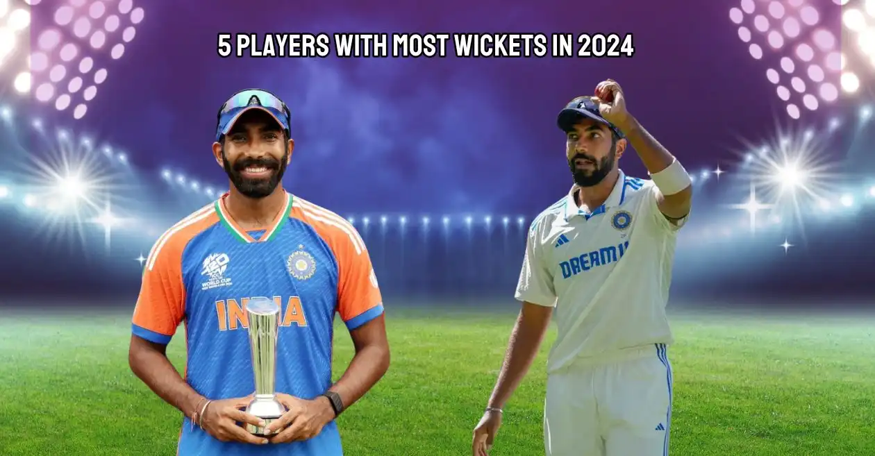 Top 5 players with most wickets in 2024 ft. Jasprit Bumrah