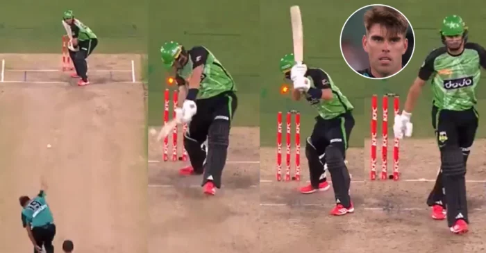 WATCH: Xavier Bartlett cleans up Tom Curran with a jaffa in the BBL 2024-25