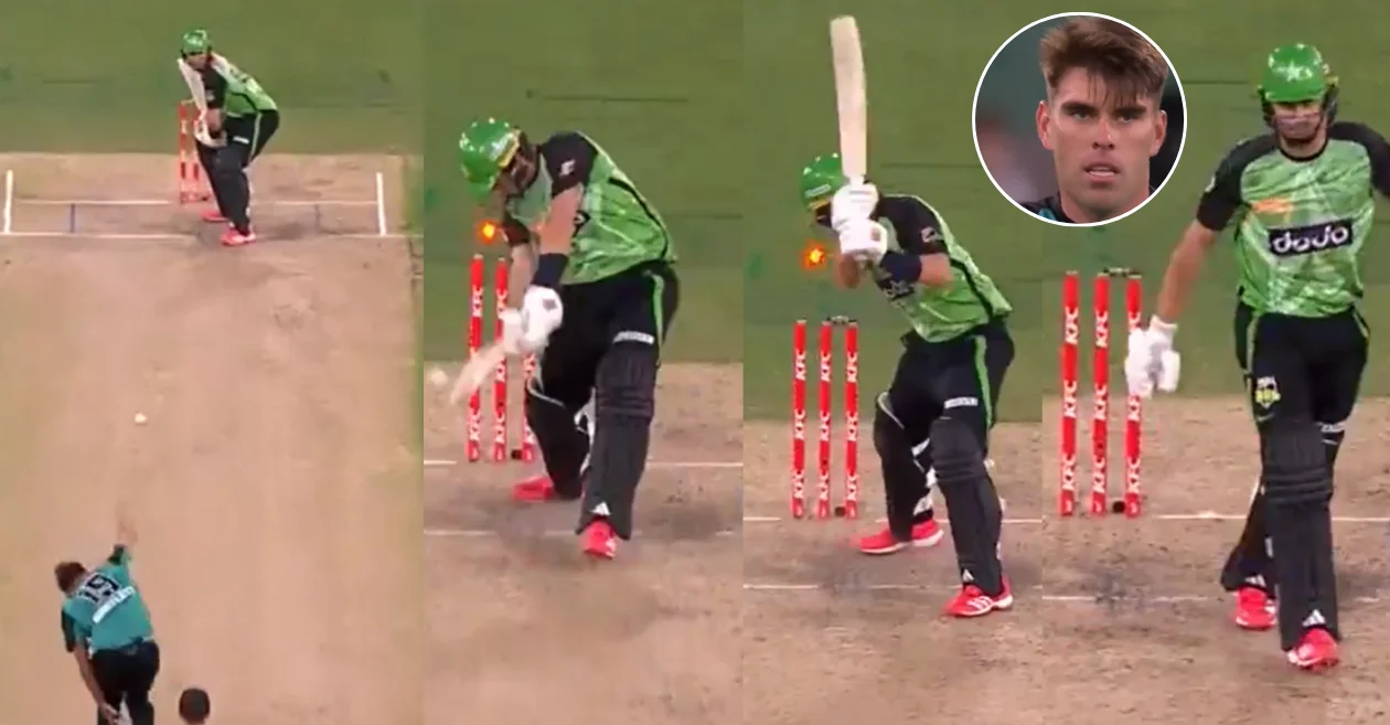 WATCH: Xavier Bartlett cleans up Tom Curran with a jaffa in the BBL 2024-25