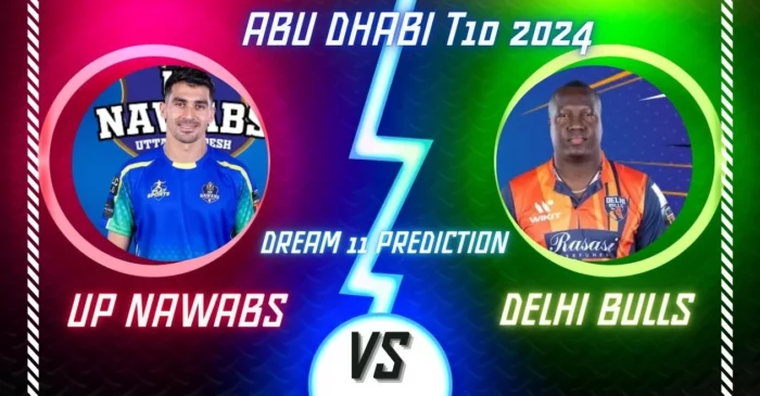 UPN vs DB, Abu Dhabi T10 2024, Eliminator 1: Match Prediction, Dream11 Team, Fantasy Tips & Pitch Report | UP Nawabs vs Delhi Bulls