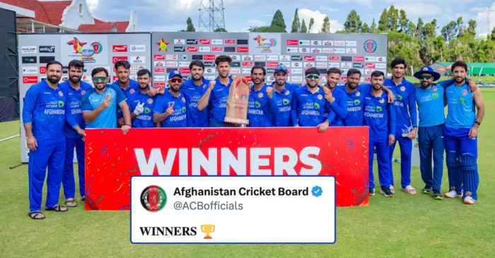 Allah Ghazanfar’s fifer against Zimbabwe in 3rd ODI seals the series for Afghanistan