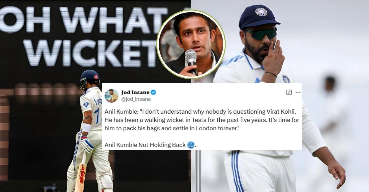 Fact Check: Did Anil Kumble lash out at Rohit Sharma and Virat Kohli after their failures in the Gabba Test?