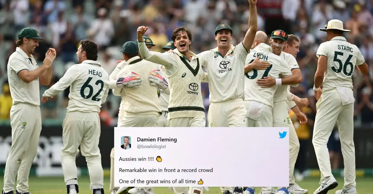 Fans react as Australia go 2-1 up after dramatic win over India in the Boxing Day Test