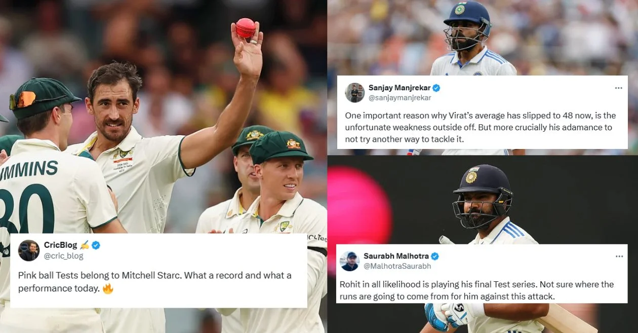 Twitter reactions: Australia dominates as Mitchell Starc wreaks havoc against India on Day 1 of the Adelaide Test