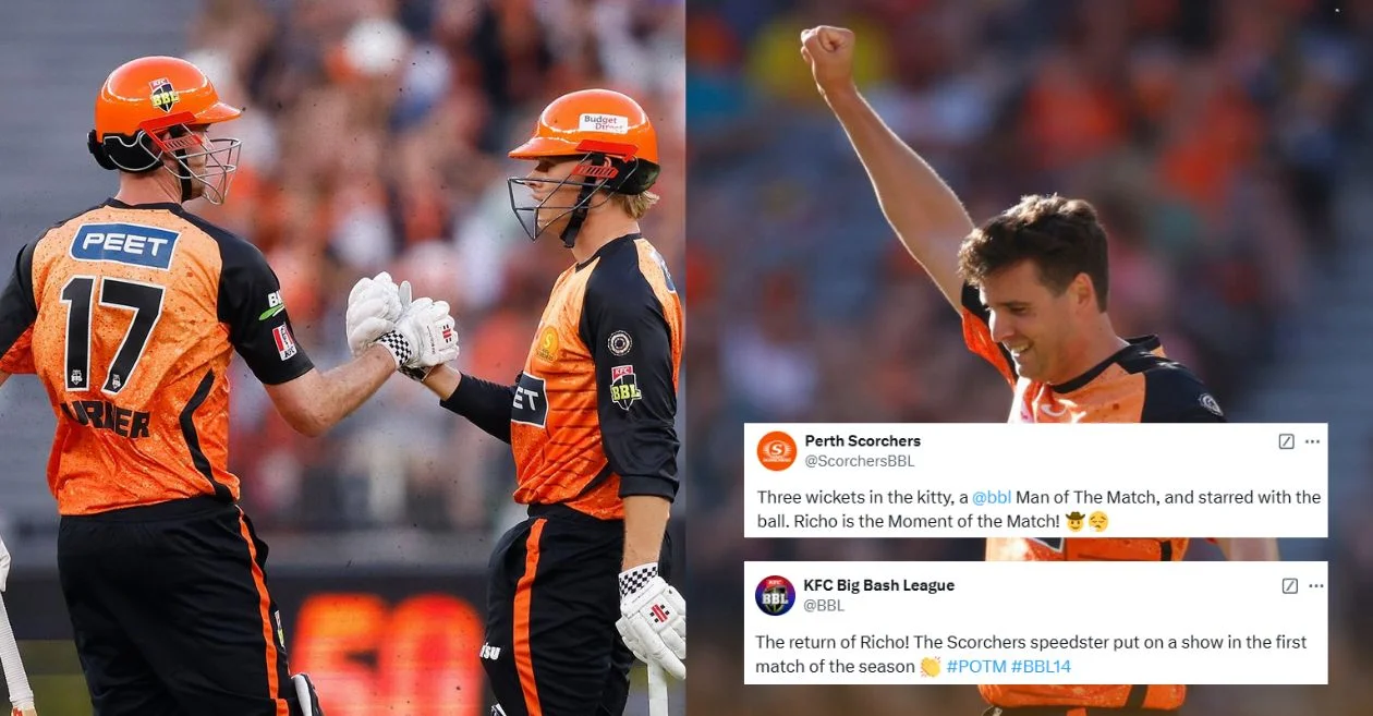 Twitter reactions: Perth Scorchers clinch victory in BBL 2024-25 opener against Melbourne Stars