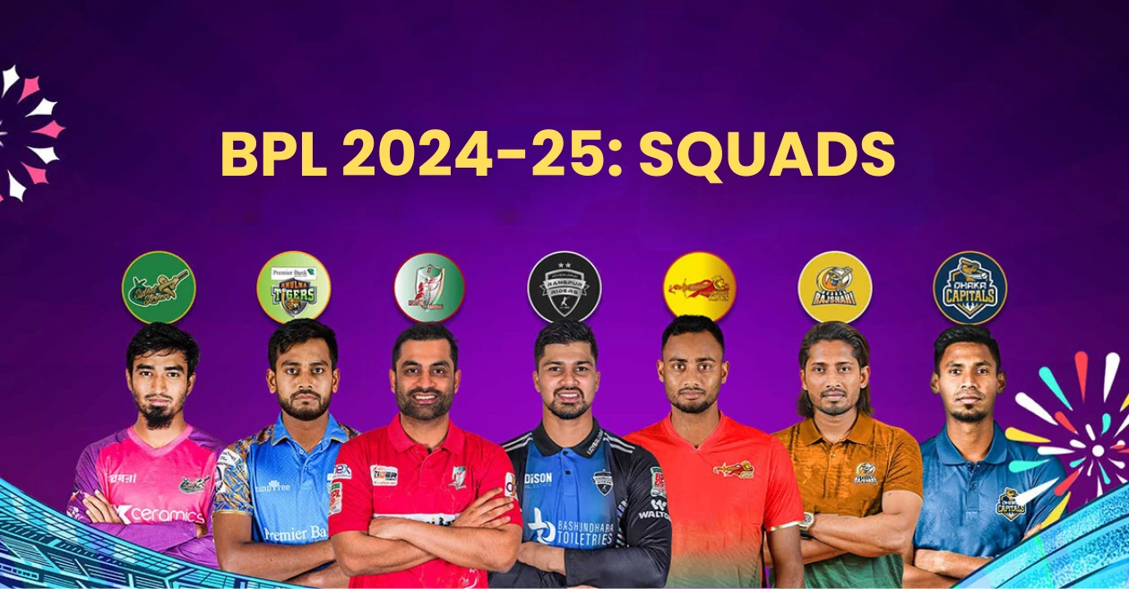 Bangladesh Premier League (BPL) 2024-25 Squads: Complete list of players for all 7 teams