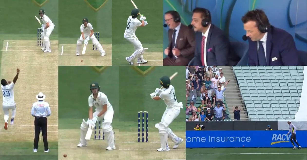 WATCH: Commentators go gaga over Sam Konstas’ stunning reverse scoop six off Jasprit Bumrah in AUS vs IND 4th Test