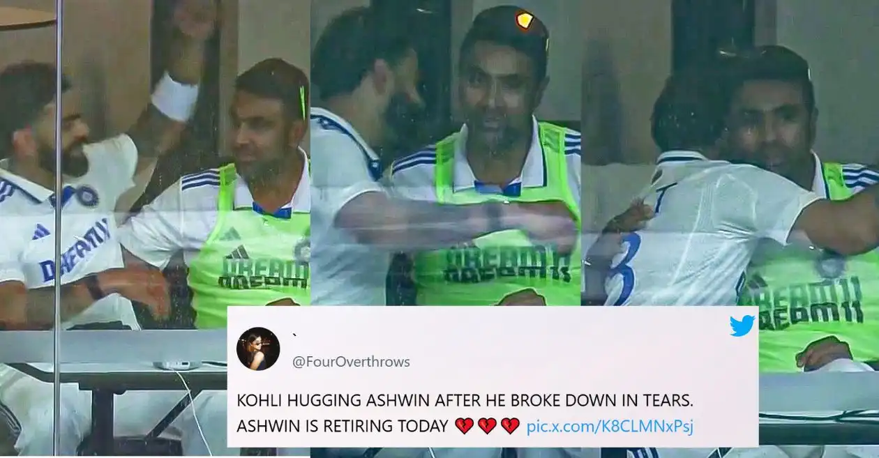 Fans speculate Ravichandran Ashwin’s Test retirement after emotional moment with Virat Kohli at Gabba