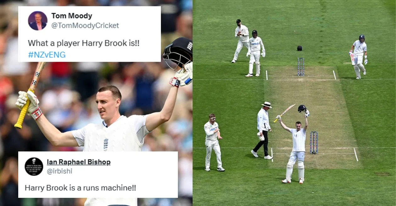 Twitter reactions: Harry Brook leads England’s fightback with a magnificent century against New Zealand on Day 1 of Wellington Test