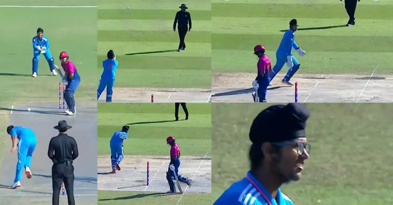 WATCH: Harvansh Singh pulls an MS Dhoni-esque no-look run out in U19 Asia Cup 2024