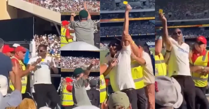 WATCH: Indian fan dragged out from Adelaide Oval for displaying sandpaper during AUS vs IND pink-ball Test