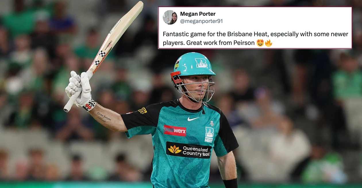 Twitter reactions: Jimmy Peirson propels Brisbane Heat to a dominant victory over Melbourne Stars in BBL|14