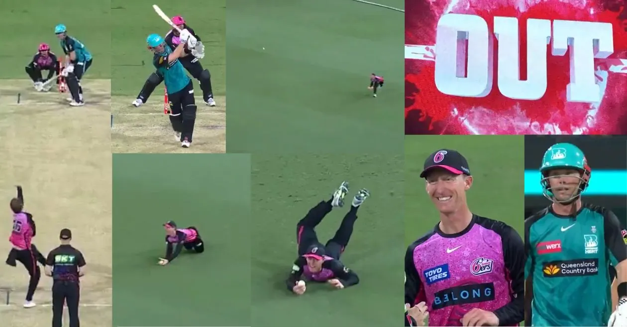 WATCH: Jordan Silk takes a blinder to dismiss Jimmy Peirson in BBL 2024-25