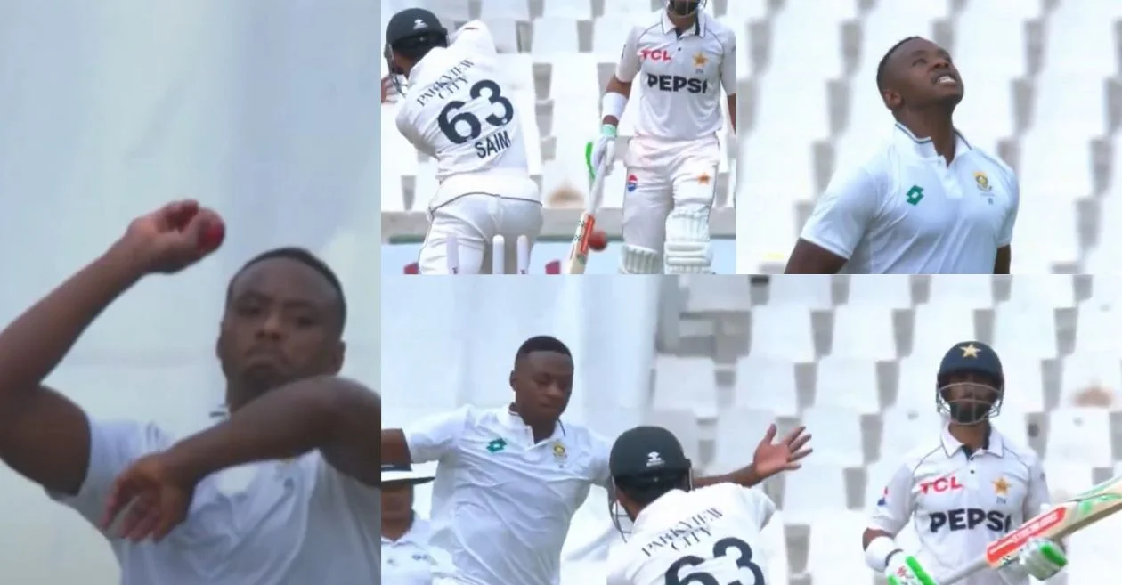 SA vs PAK [WATCH]: Kagiso Rabada removes Saim Ayub with an absolute beauty on Day 2 of the Centurion Test