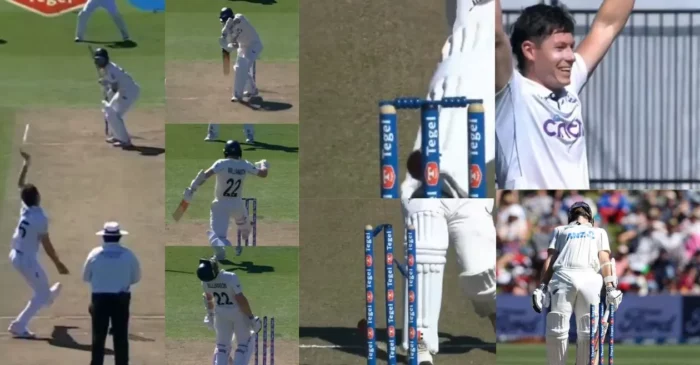 WATCH: Kane Williamson’s unfortunate dismissal on Day 1 of the NZ vs ENG 3rd Test