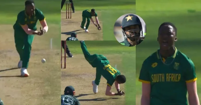 SA vs PAK [WATCH]: Kwena Maphaka plucks a blinder to dismiss Mohammad Rizwan in 2nd ODI