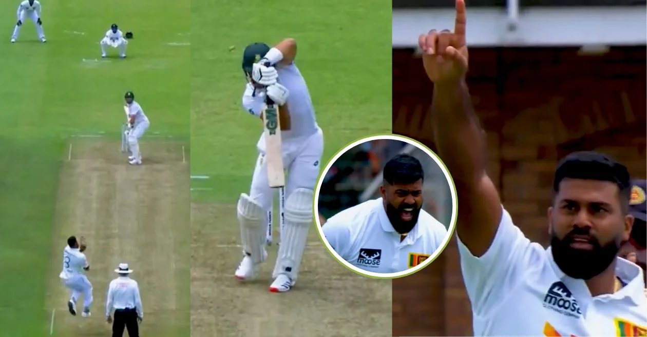 SA vs SL [WATCH]: Lahiru Kumara picks his 100th Test wicket with an unplayable delivery to Aiden Markram