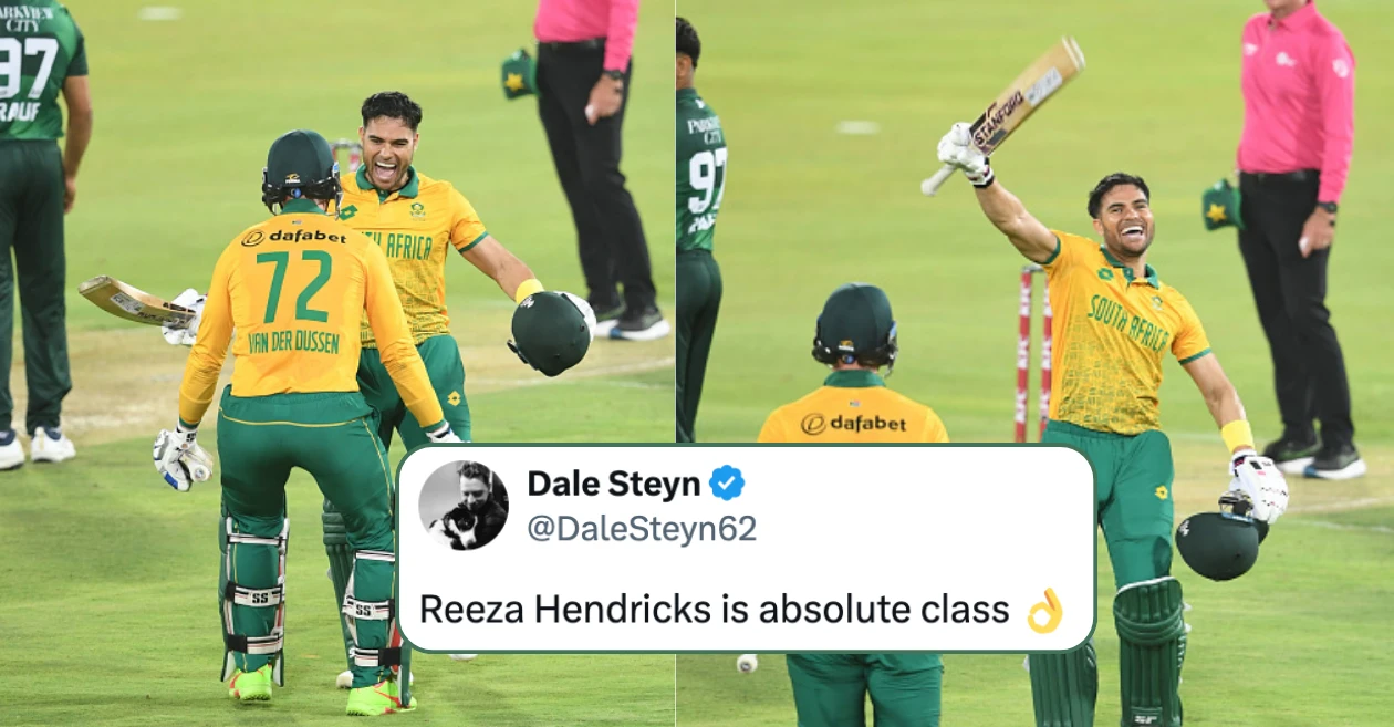 Reeza Hendricks’ blazing ton propels South Africa to series clinching win over Pakistan in 2nd T20I