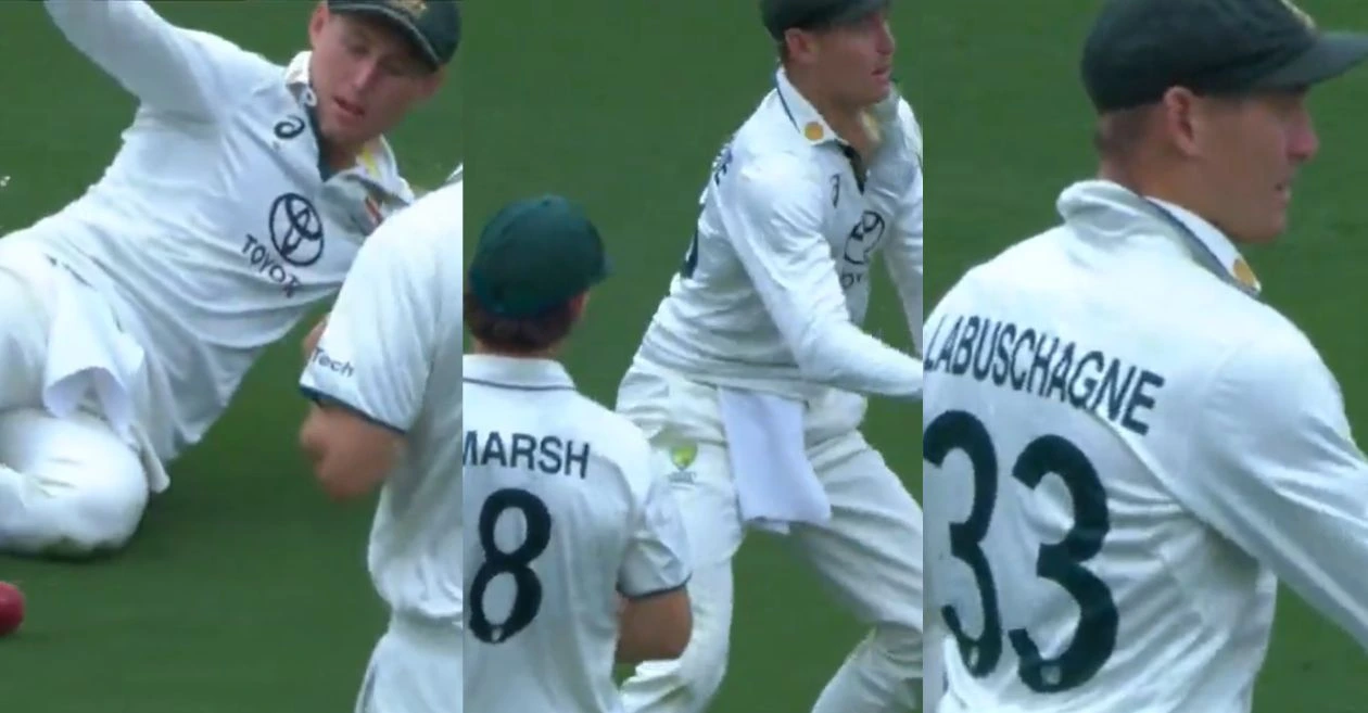 AUS vs IND [WATCH]: Marnus Labuschagne displays his sliding skills to prevent runs on Day 2 of the Boxing Day Test