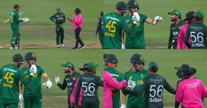 WATCH: Mohammad Rizwan engages in war of words with Heinrich Klaasen and David Miller in SA vs PAK 2nd ODI