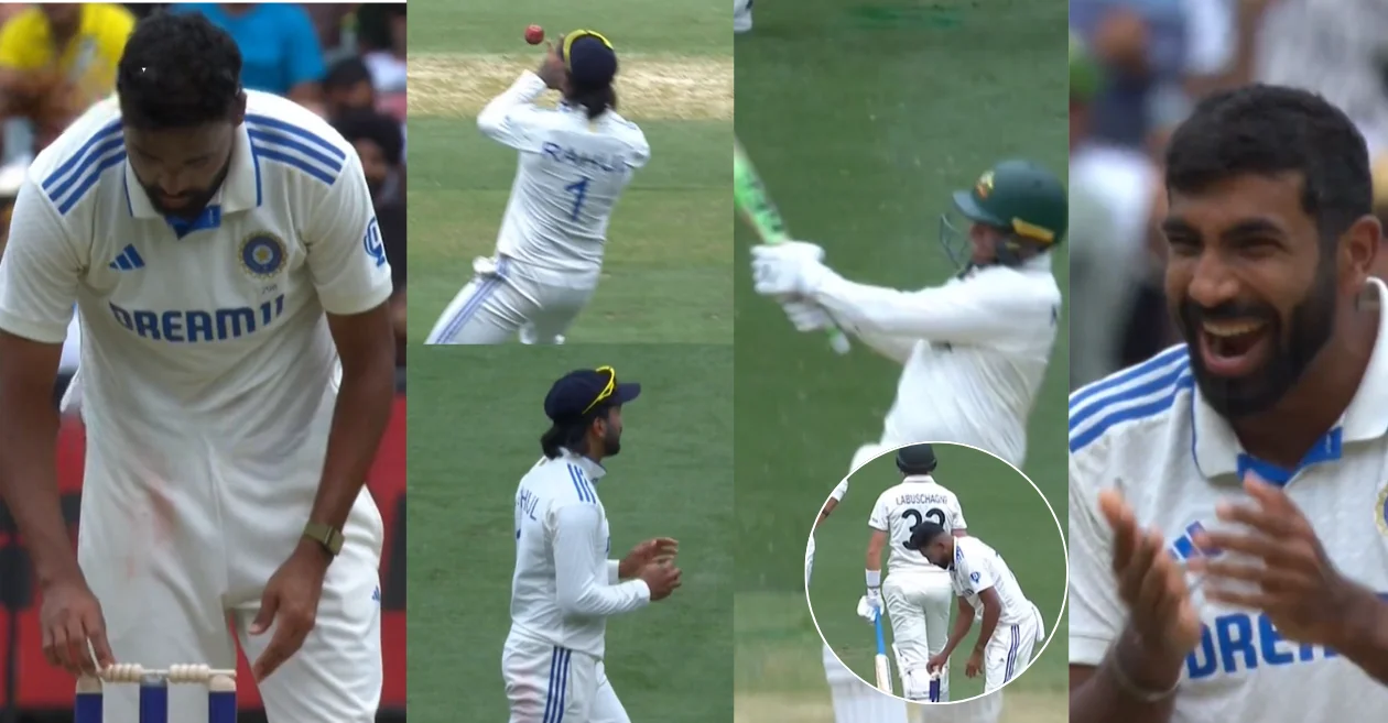 WATCH: Mohammed Siraj’s bail-switching ritual brings good fortune for Jasprit Bumrah on Day 1 of the AUS vs IND 4th Test