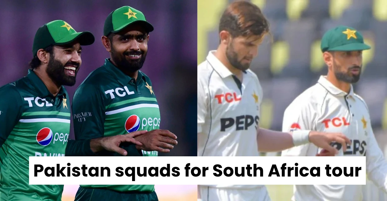 Pakistan announces T20I, ODI and Test squads for South Africa tour; no place for Shaheen Afridi in the longest format