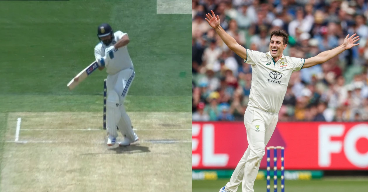 WATCH: Pat Cummins makes Rohit Sharma his bunny again, hunts down India captain for 7th time in Test cricket