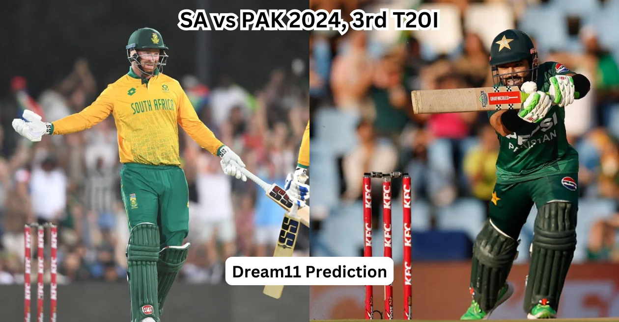 SA vs PAK 2024, 3rd T20I: Match Prediction, Dream11 Team, Fantasy Tips & Pitch Report | South Africa vs Pakistan