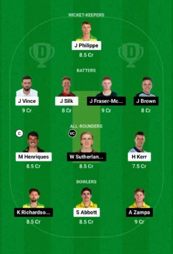 SIX vs REN Dream11 Team for today’s match