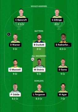 STA vs THU Dream11 Team for today's match