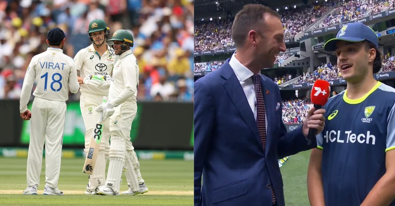 AUS vs IND: Sam Konstas breaks silence on heated exchange with Virat Kohli on Day 1 of the Melbourne Test