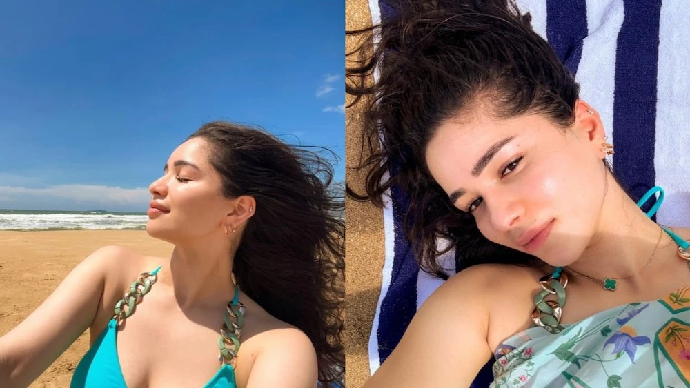 Sara Tendulkar at a beach in Goa