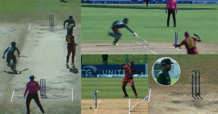 WATCH: Sherfane Rutherford hits a bullseye to run out Mehidy Hasan Miraz in the WI vs BAN 3rd ODI