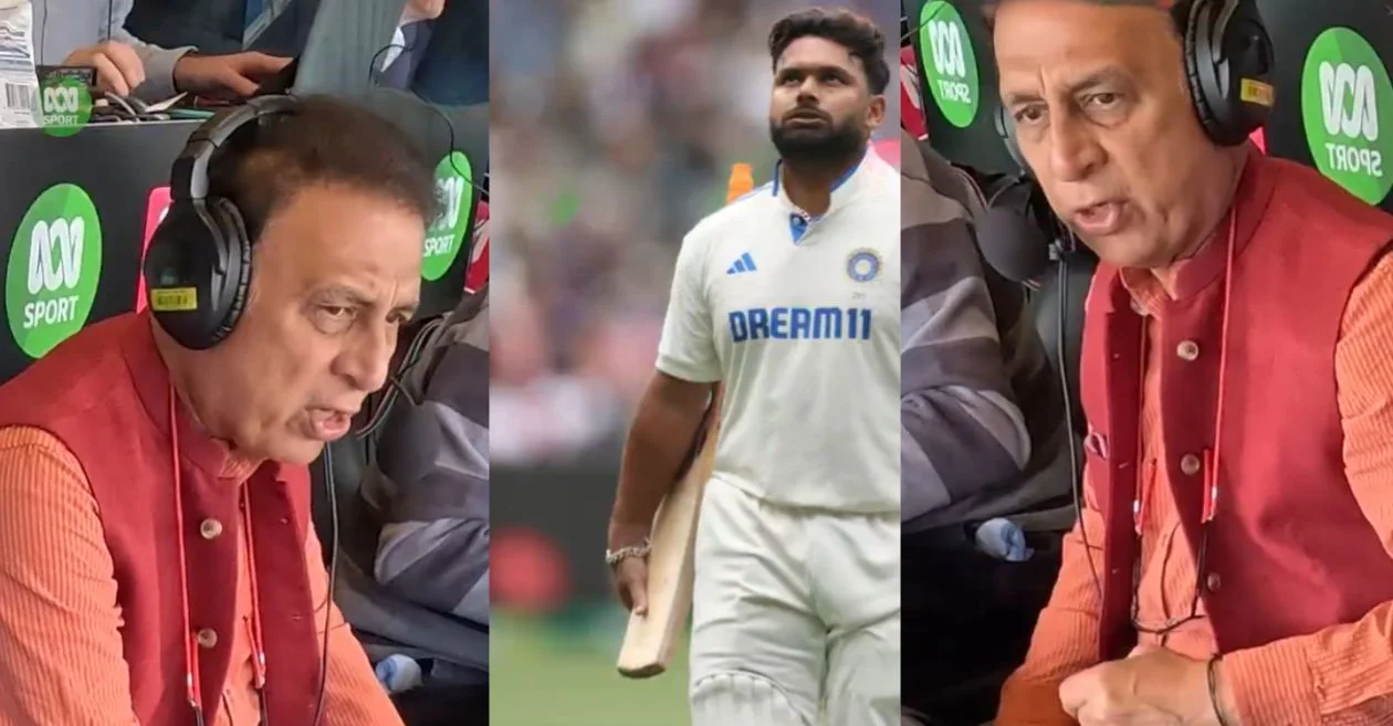 AUS vs IND [WATCH]: Sunil Gavaskar brutally slams Rishabh Pant over his reckless dismissal on Day 3 of the MCG Test