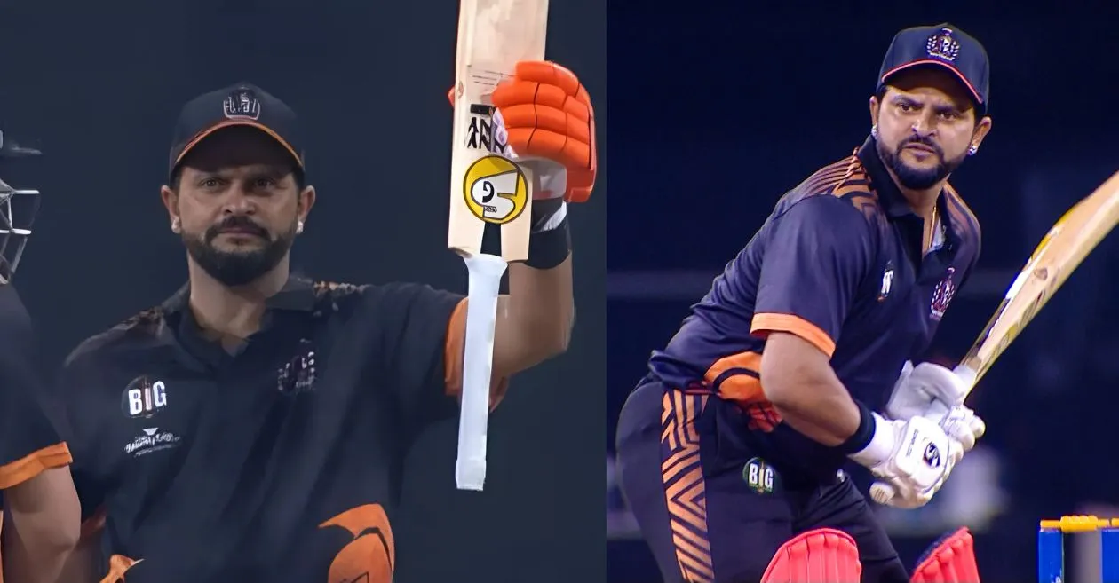 WATCH: Suresh Raina ignites the Big Cricket League 2024 with a dazzling knock