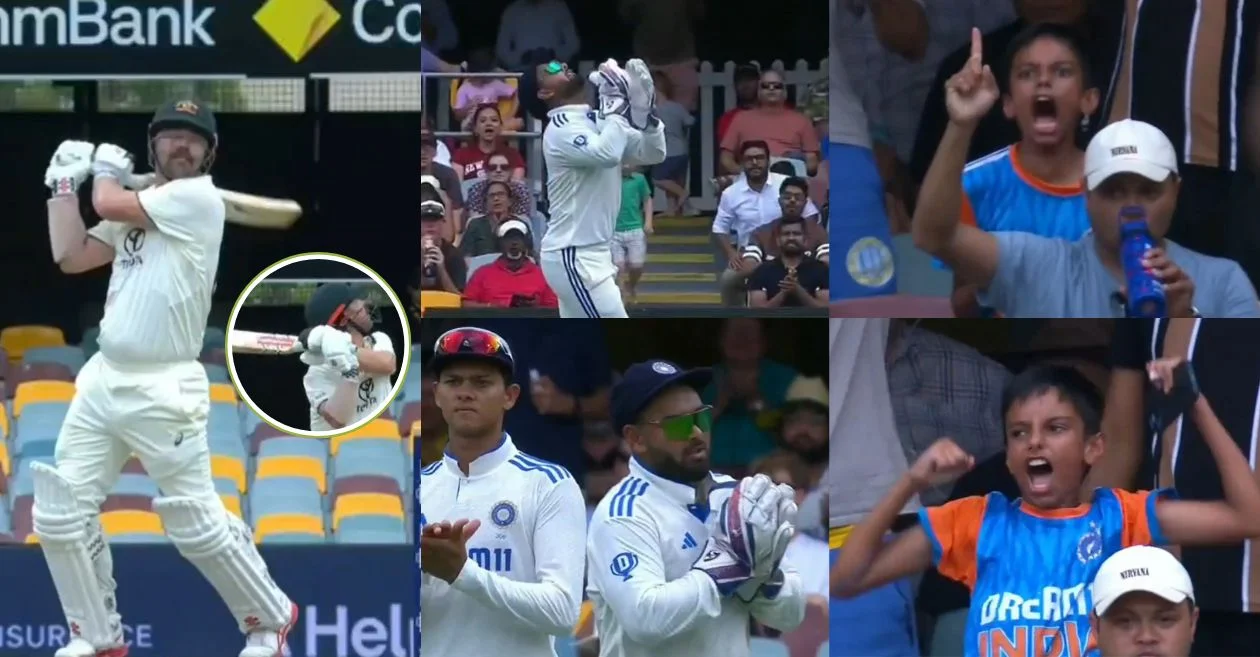 AUS vs IND [WATCH]: Indian fan recreates Mohammad Siraj’s famous celebration to give Travis Head a fierce send-off at Gabba Test