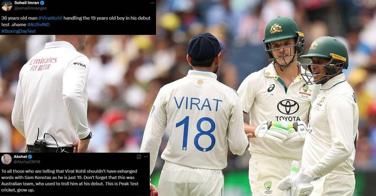 AUS vs IND: Virat Kohli and Sam Konstas’ shoulder clash on Day 1 of the Boxing Day Test