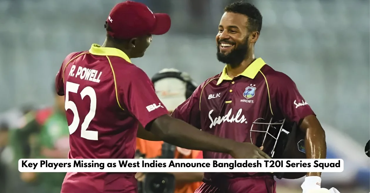 Several key players miss out as West Indies announces squad for the T20I series against Bangladesh